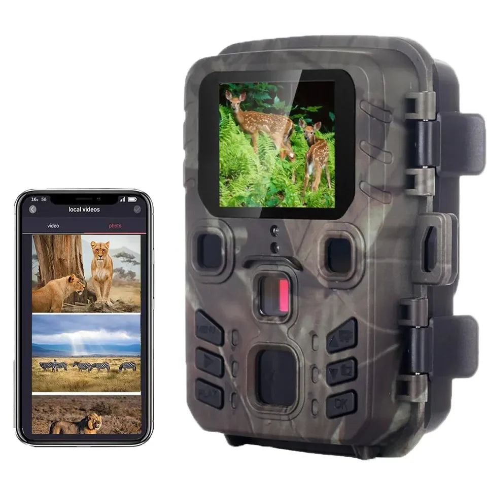 Outdoor Wifi Hunting Camera APP Control Trail Camera Wireless Bluetooth 24MP 1296P Night Vision Motion Wildlife Traps Photo