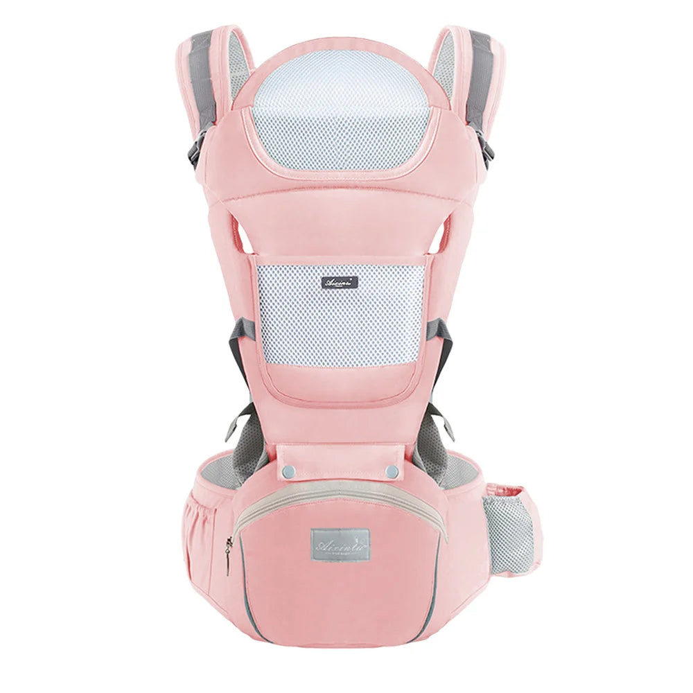 Ergonomic Baby Carrier Backpack – Hipseat, Front Facing, Comfortable & Safe for Travel
