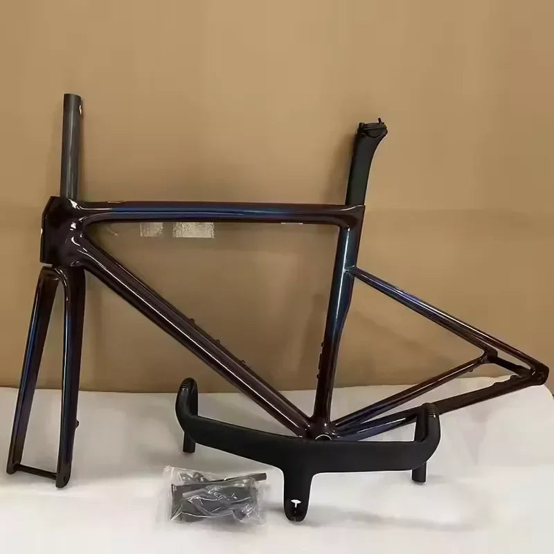 2025 New SL8 Dongli T1100 Windproof Design Carbon Fiber Frame Disc Brake Customizable Color Ultra Light Framebicycle frame