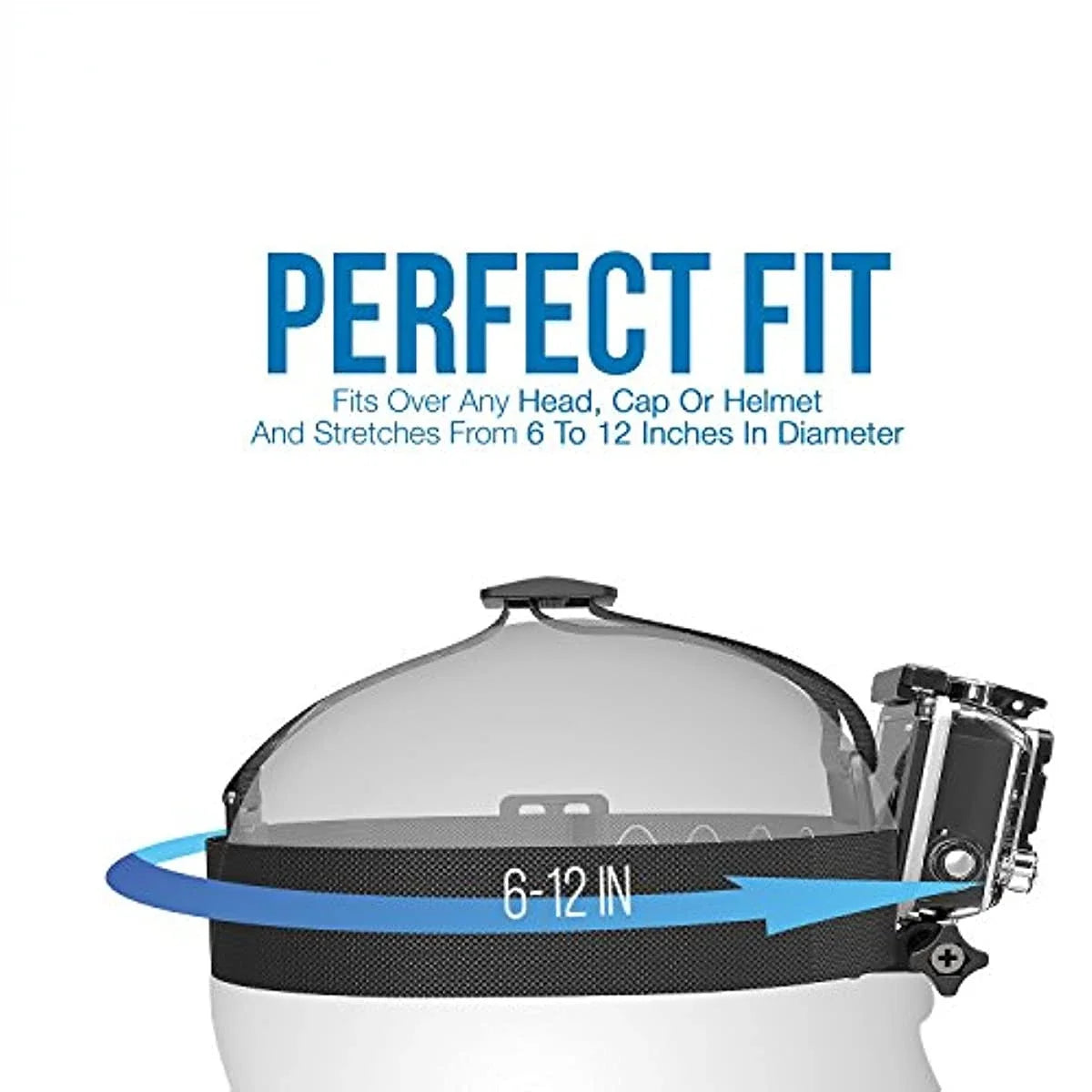 Head Strap Mount Wearing Headband Holder For Gopro Hero 13 12 11 10 9 8 7 6 5 AKASO SJCAM DJI OSMO Action Camera Accessoires