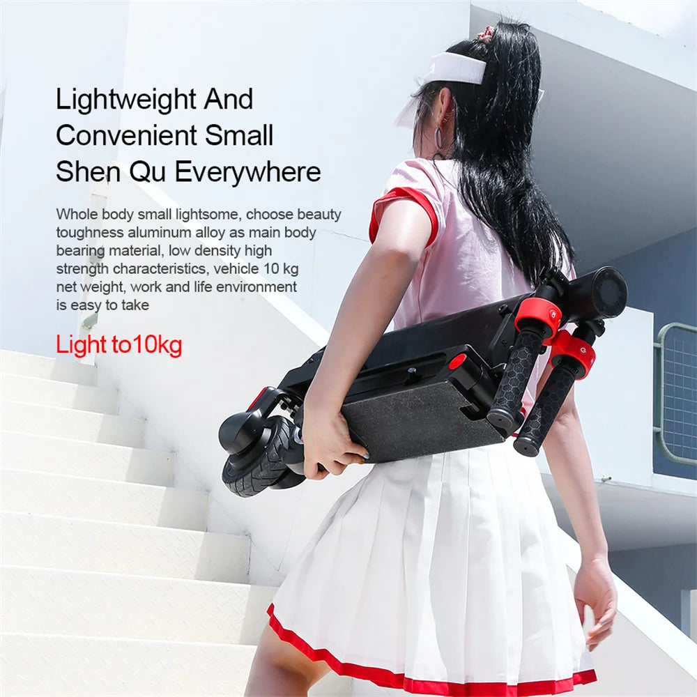 HUANCI X6 electric scooter adults Foldable electric scooters 350W scooters electric 36V 7.5A e scooter Smart APP escooters