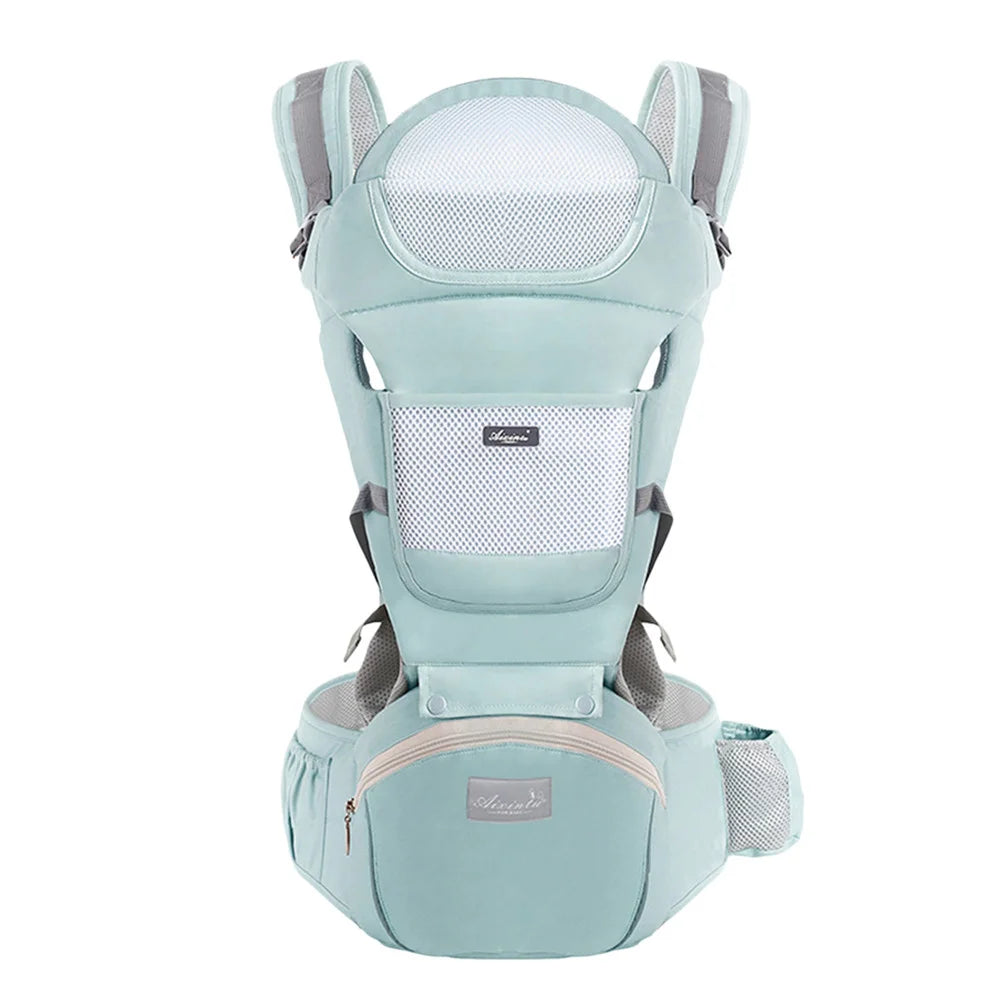 Ergonomic Baby Carrier Backpack – Hipseat, Front Facing, Comfortable & Safe for Travel