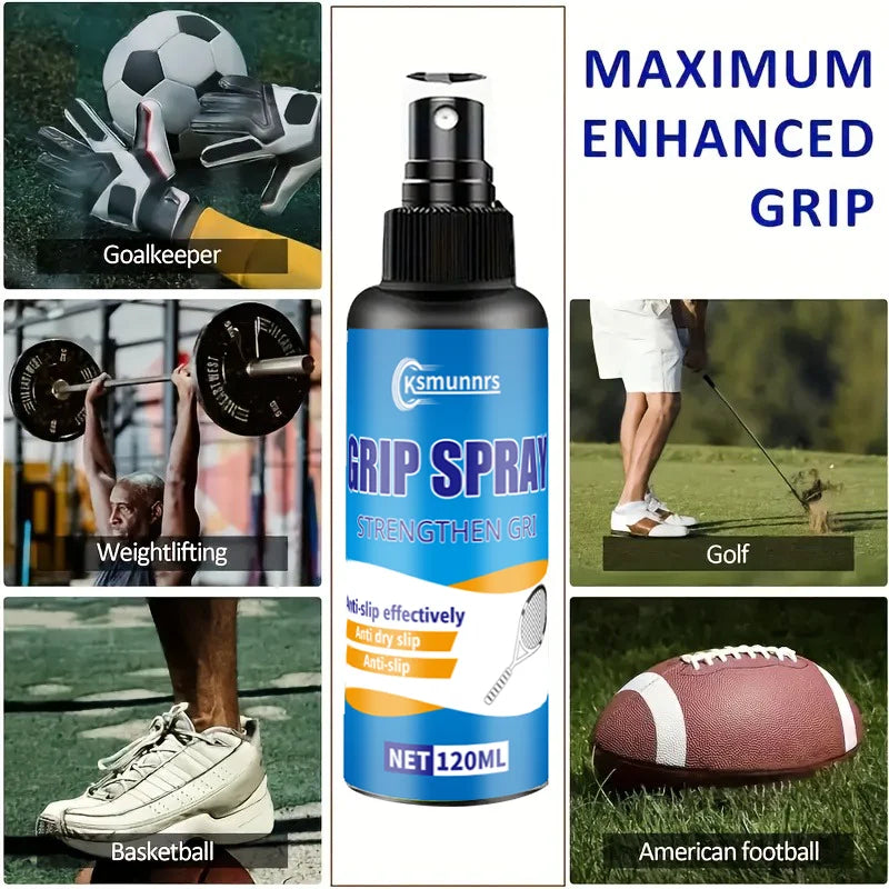 Anti-slip spray for basketball shoes and rackets - Maximum grip enhancer for the court, weightlifting, and gym - 100% non-slip a