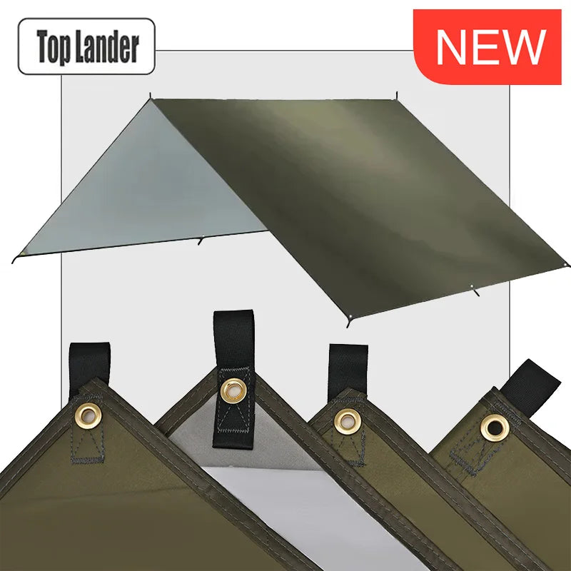 Camping Tarp Waterproof Tent Tourist Awning Shade Garden Canopy Beach Sunshade Outdoor Ultralight Sun Shelter Hiking Backpacking