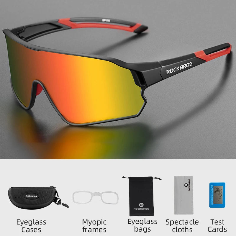 ROCKBROS Bike Glasses Polarized / Photochromic UV400 Sun Protection Sports Eyewear Bicycle Sunglasses MTB Road Cycling Glasses