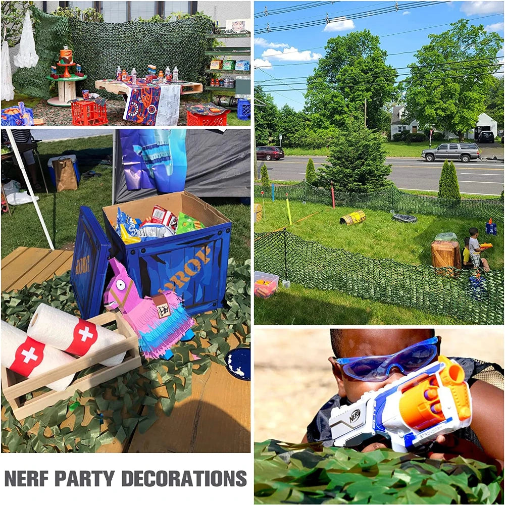 3Mx5M/4Mx6M Hunting Camouflage Nets Woodland Training Camo Netting Car Covers Shade Sunscreen Camping Sun Shelter Privacy Cloth