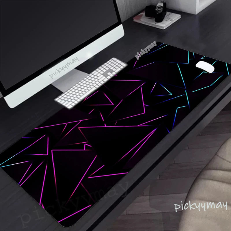 Technology Large Mouse Mat Gaming Mousepad Big Gamer Mousepads Rubber Keyboard Mats Desk Pad Geometric Mouse Pads