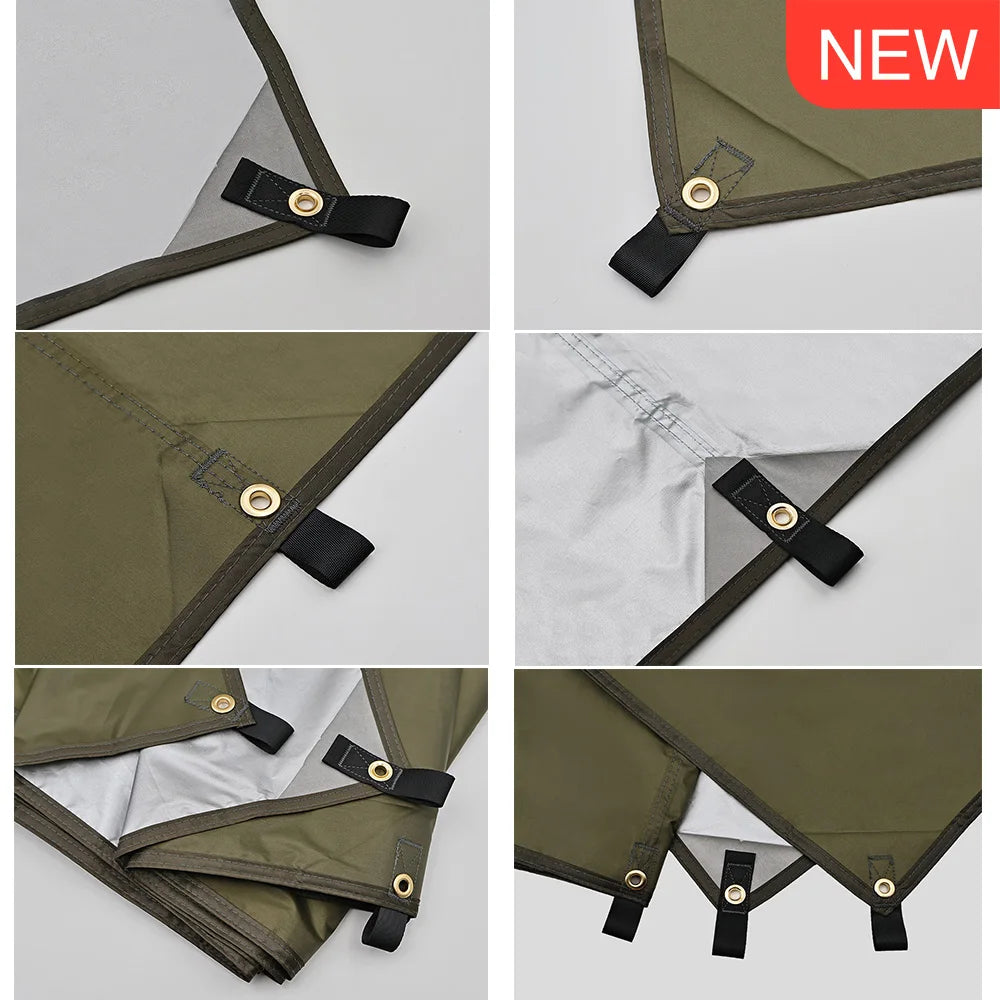 Camping Tarp Waterproof Tent Tourist Awning Shade Garden Canopy Beach Sunshade Outdoor Ultralight Sun Shelter Hiking Backpacking