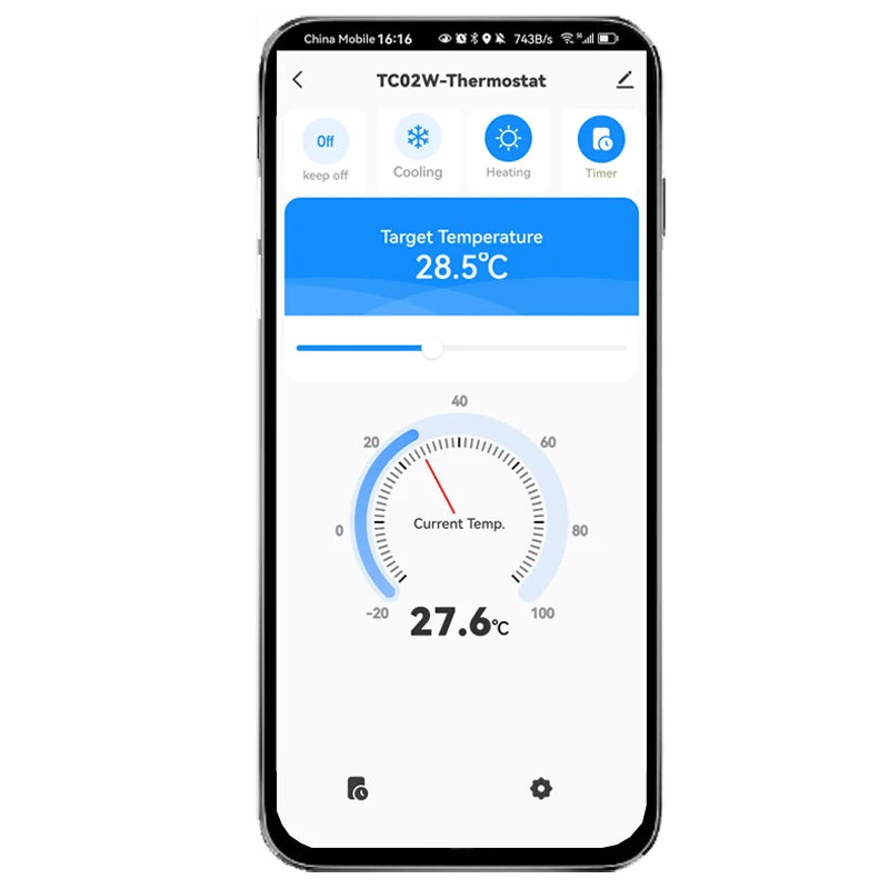 TUYA WIFI Smart Temperrature Controller Socket With Sensor Smart Thermostat 16A EU Plug Remote Control Support Alexa Google Home