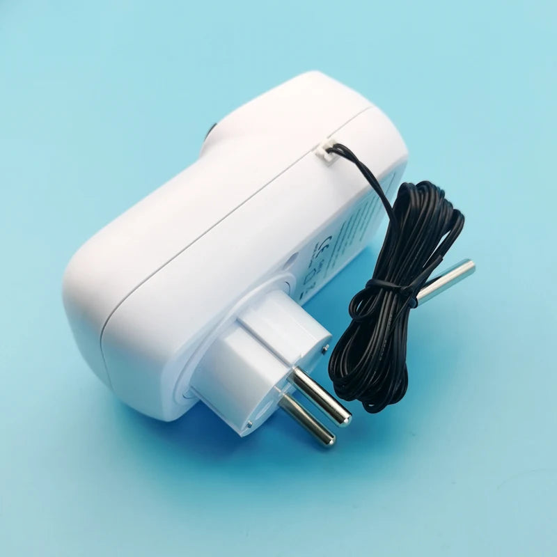 TUYA WIFI Smart Temperrature Controller Socket With Sensor Smart Thermostat 16A EU Plug Remote Control Support Alexa Google Home