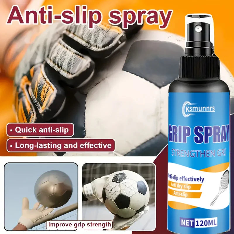 Anti-slip spray for basketball shoes and rackets - Maximum grip enhancer for the court, weightlifting, and gym - 100% non-slip a