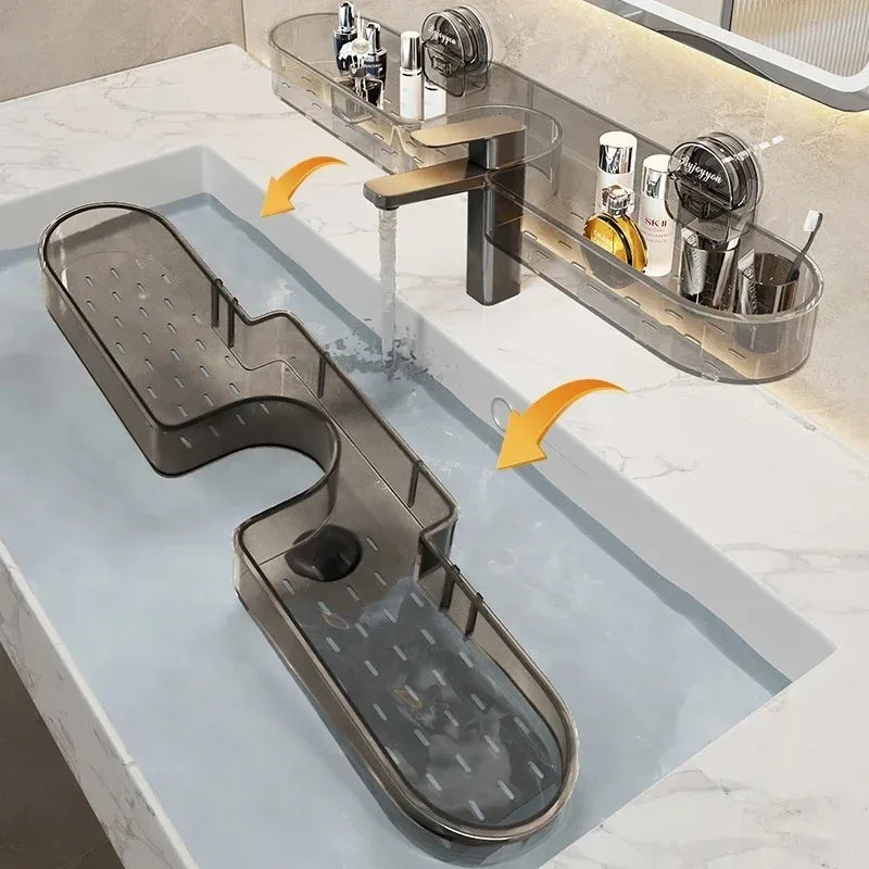 2025Toilet Rack Suction Cup Non-punching Toilet Thickened Acrylic Shelf