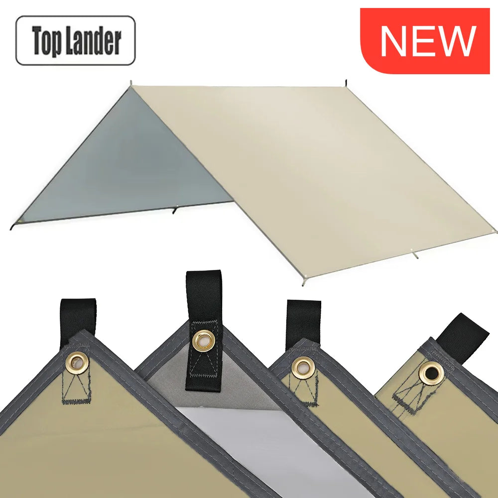 Camping Tarp Waterproof Tent Tourist Awning Shade Garden Canopy Beach Sunshade Outdoor Ultralight Sun Shelter Hiking Backpacking