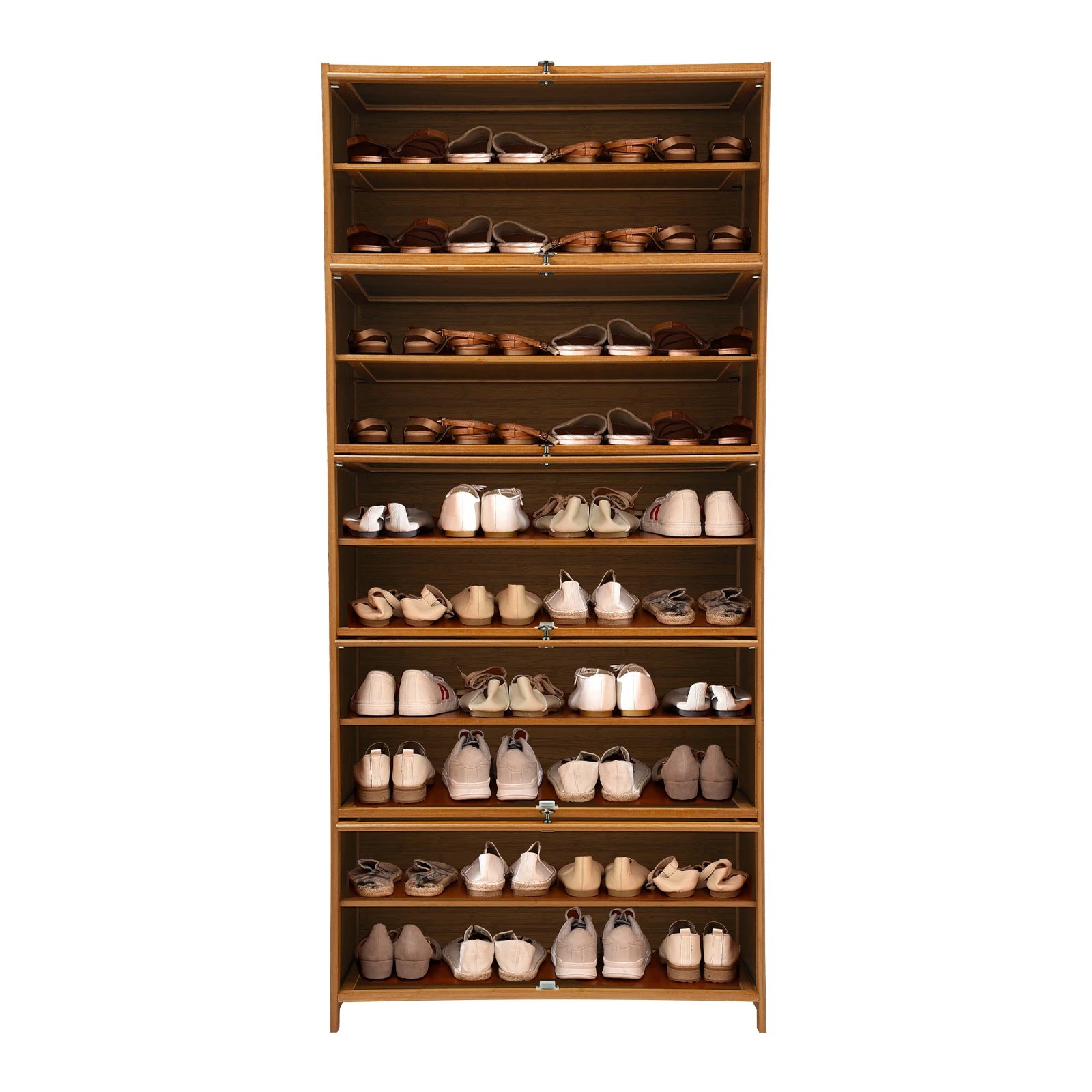 70/80cm Shoes Storage Organizer Free Standing Shoes Shelves Cabinet Shoe rack with Doors