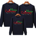 Christmas Day Family Christmas Crew 2026 Print Matching Sweatshirt Outfits Casual Christmas Hoodie Xmas Holiday Clothes Tops