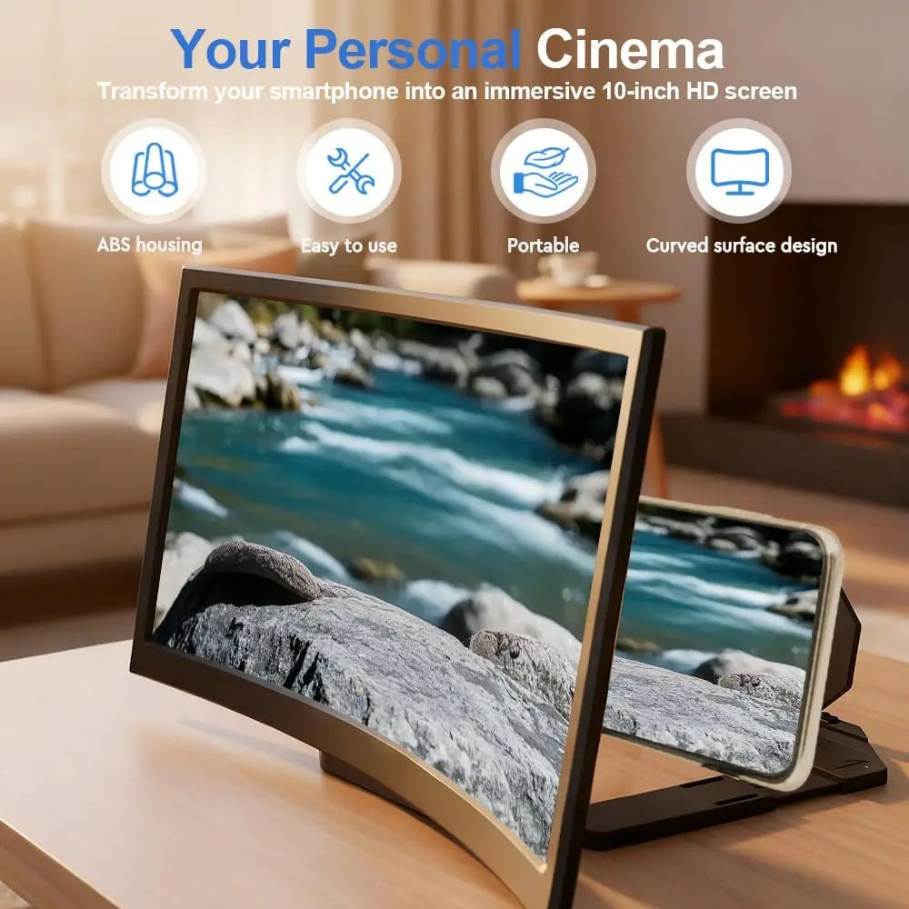 3D Screen Magnifier for Cell Phone, HD Phone Magnifier Screens Enlarger, Projector Screens for Mobile Phone Screen Amplifier