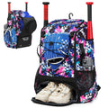 Baseball Equipment Bag Baseball Backpack with Shoe Compartment Softball Bat Bag for Youth Large Capacity Sport Baseball Backpack