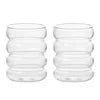 1/2pcs Clear Glass Cup Creative Ins Exquisite Heat-resistant Tumbler Tea Juice Milk Coffee Mug Home Office Cocktail Beer Glasses